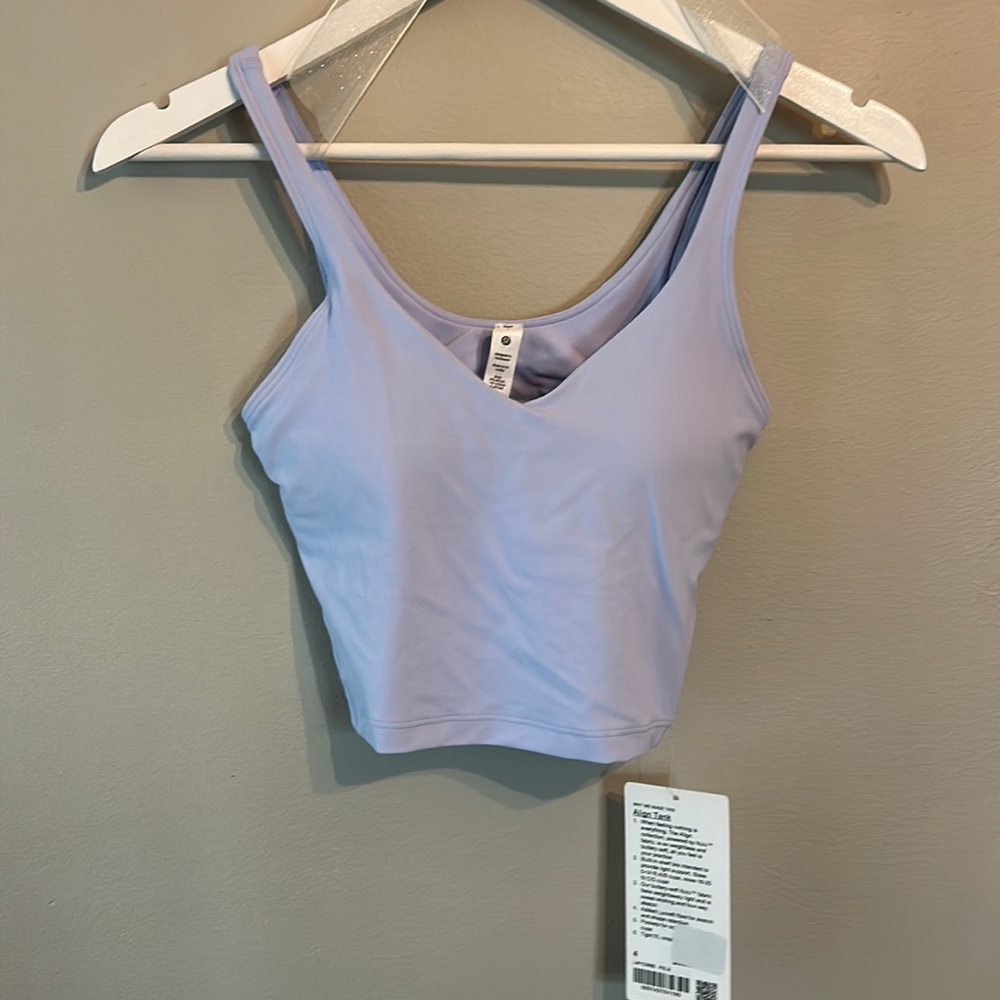 NWT lululemon align shirt size 4